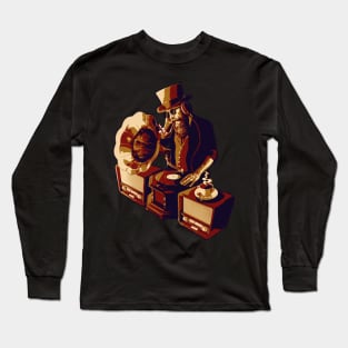 DJ Gentleman Old School Long Sleeve T-Shirt